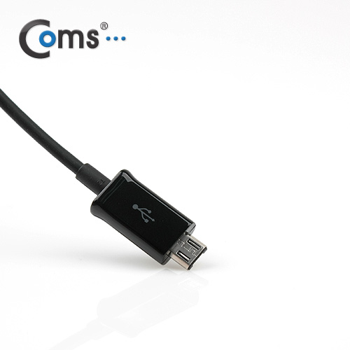 Coms USB/Micro USB(B) 케이블, 1M, Black