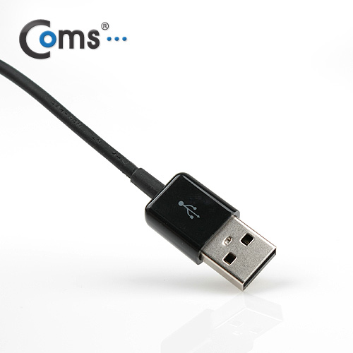 Coms USB/Micro USB(B) 케이블, 1M, Black