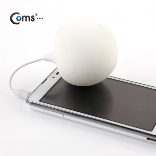 Coms 스피커(휴대용) 볼형/3W, White