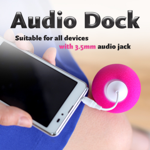 Coms 스피커(휴대용) 볼형/3W, Red