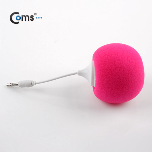 Coms 스피커(휴대용) 볼형/3W, Red