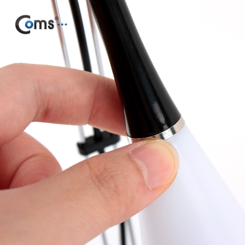 Coms 스피커(센서형),터치램프,건전지(AAAx3)겸용 **(화이트/블랙)컬러랜덤