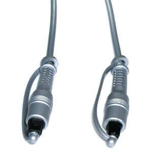 Coms 오디오광 Optical 케이블(4∮/각각) 2M, 고급/은회색