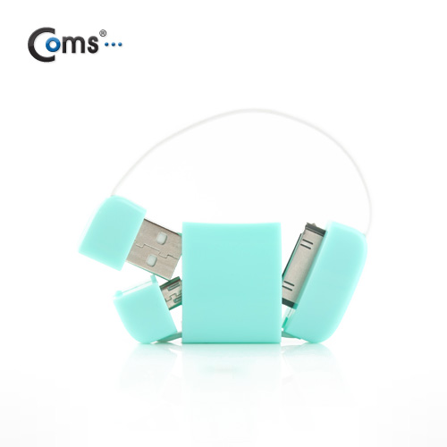 USB/Micro USB 케이블(분리형), Sky Blue