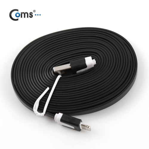 Coms 8핀 케이블(Flat) Black, 3M