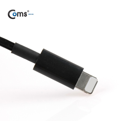 Coms iOS 스마트폰5 8Pin (8핀) 케이블 (자동감김), 70cm, Black
