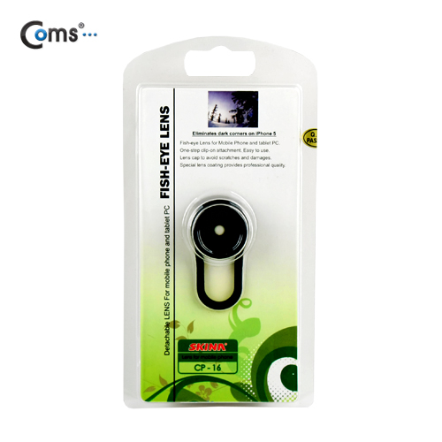 Coms 스마트폰 카메라 확대경, 피쉬아이, CP-16