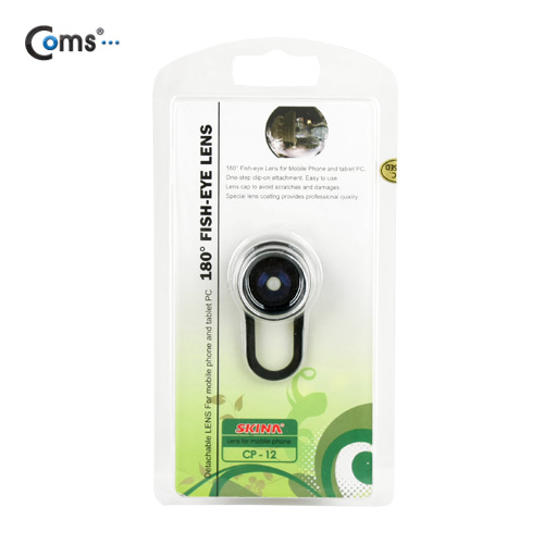 Coms 스마트폰 카메라 확대경, 피쉬아이/180도, CP-12