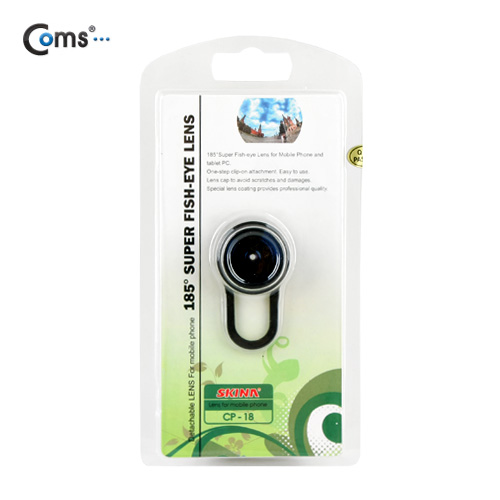 Coms 스마트폰 카메라 확대경, 피쉬아이/185도, CP-18