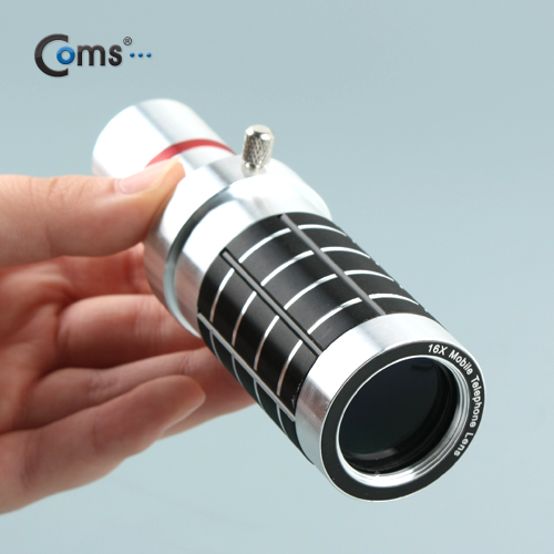 Coms 스마트폰 카메라 확대경, 전기종 사용, 16배줌/삼각대