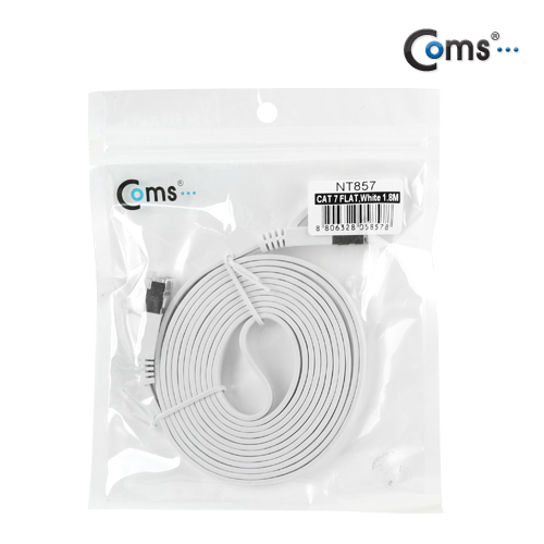 Coms 랜케이블(Direct/Cat 7/플랫형) 1.8M/LAN