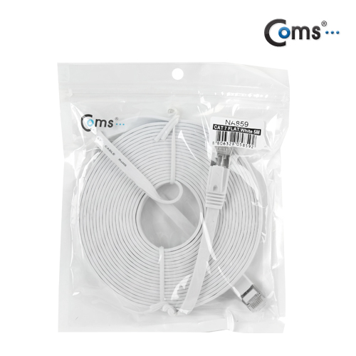 Coms 랜케이블(Direct/Cat 7/플랫형) 5M