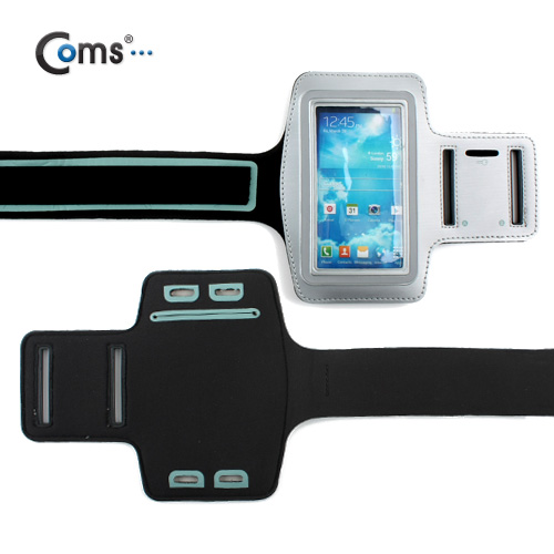 Coms 스마트폰 암 밴드/Blister 포장, 갤4용/Gray