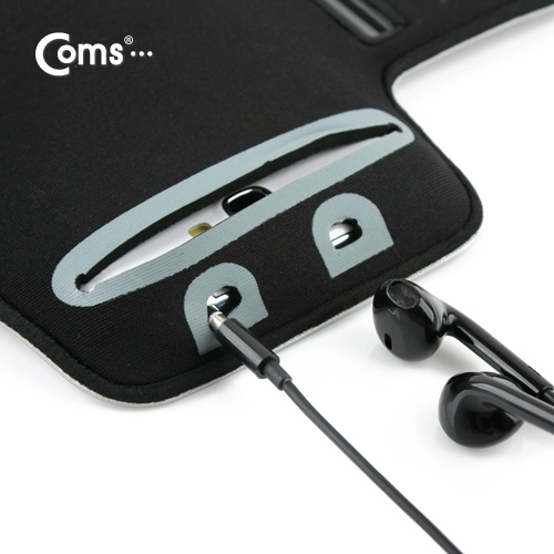 Coms 스마트폰 암 밴드/Blister 포장, 갤노트2용/Gray