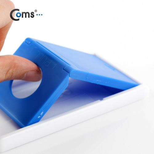 Coms 스마트폰 거치대, 탁상용/접이식, Blue