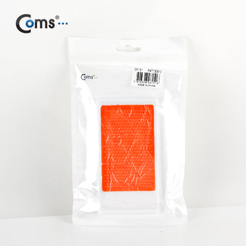 Coms 스마트폰 거치대, 탁상용/접이식, Orange