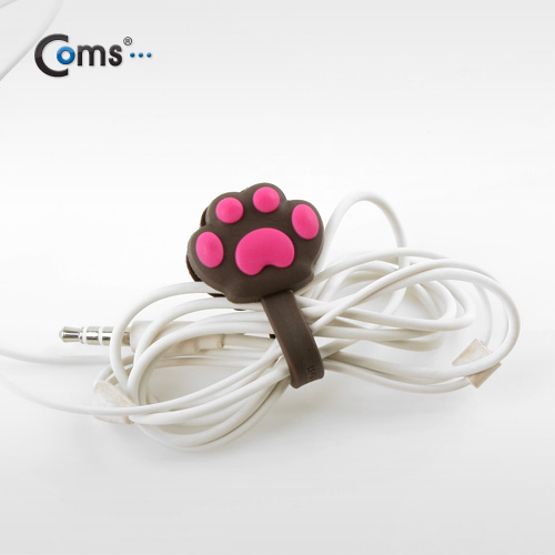 Coms 케이블 오거나이저(버튼형), Black