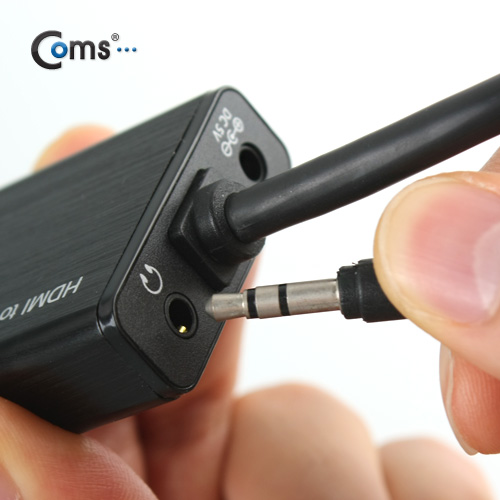 Coms HDMI 컨버터(HDMI to VGA), 오디오 지원