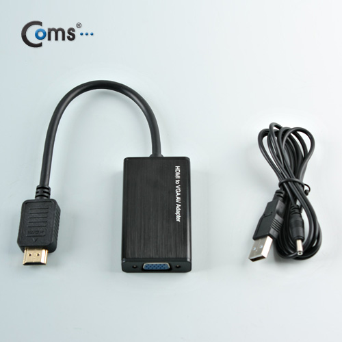 Coms HDMI 컨버터(HDMI to VGA), 오디오 지원