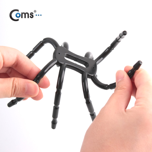 Coms 스마트폰 거치대(스파이더형), Black / 8 Leg