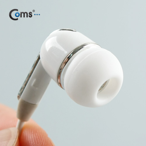 Coms 이어폰캡 커널형(대,중,소 3set), White