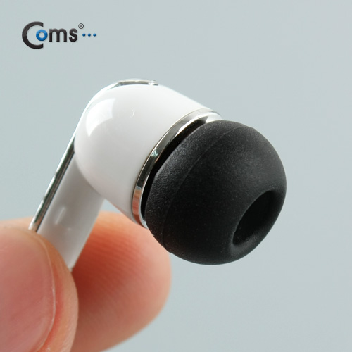Coms 이어폰캡 커널형(대,중,소 3set), Black