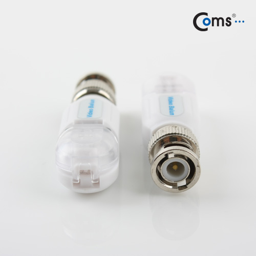 Coms BNC 리피터(Balun),CCTV신호연장-터미널 2P타입/White/Short
