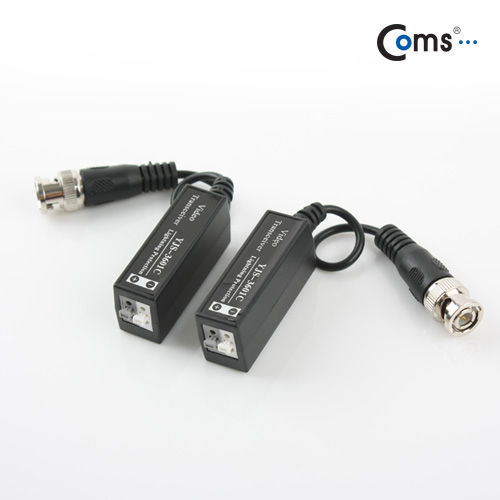 Coms BNC 리피터(Balun), CCTV 신호연장/사각 - UTP 푸시타입/Viede
