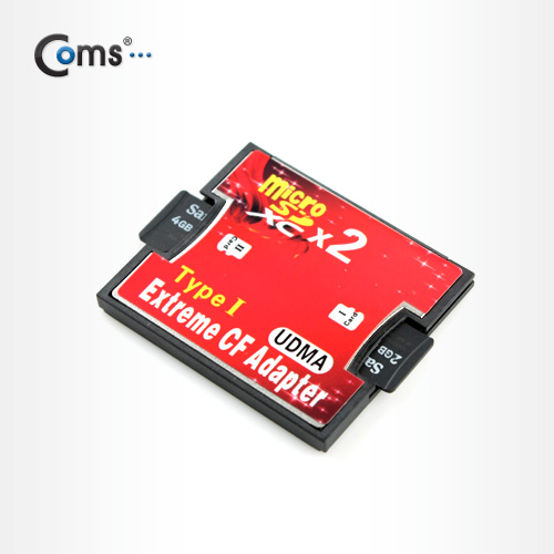 Coms 메모리 컨버터(Micro SD x2 to CF)