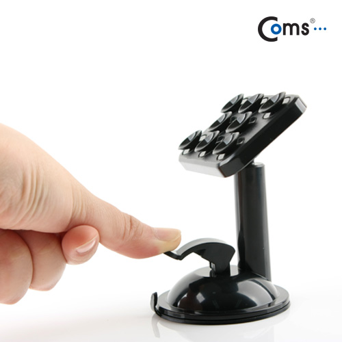 Coms 차량용 거치대, 흡착빨판형/흡착레버