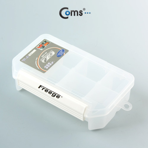 Coms 다용도 PVC 수납함 (내부 8분배, 14.5cm X 9cm)