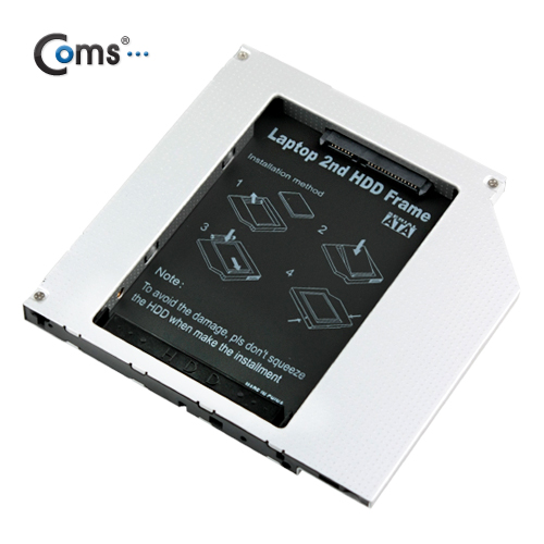 Coms 노트북용 멀티부스트, HDD/SSD 추가 설치용(9.5mm)