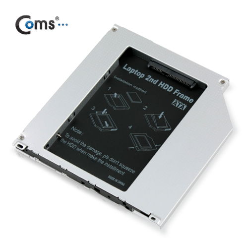 Coms 노트북용 멀티부스트, HDD/SSD 추가 설치용(9.5mm/A사 노트북용)