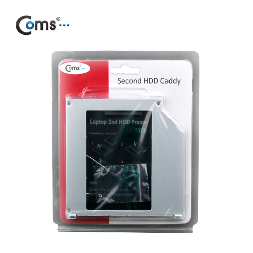 Coms 노트북용 멀티부스트, HDD/SSD 추가 설치용(9.5mm/A사 노트북용)