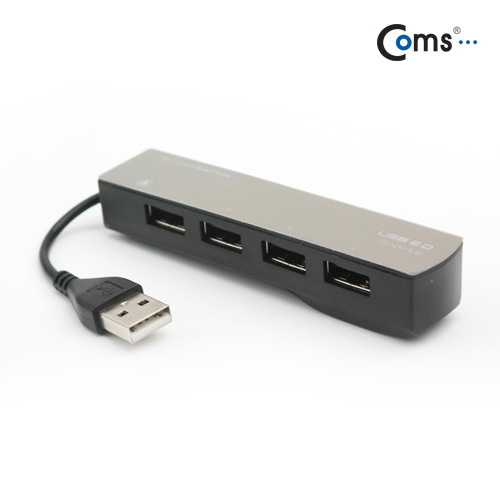 Coms USB 허브 2.0 (4P/I형), 케이블 내장