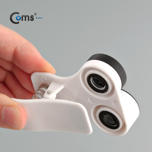 Coms 스마트폰 카메라 확대경(3 in 1), 전기종 사용/Macro/피쉬아이/Wide