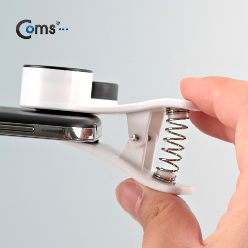 Coms 스마트폰 카메라 확대경(3 in 1), 전기종 사용/Macro/피쉬아이/Wide