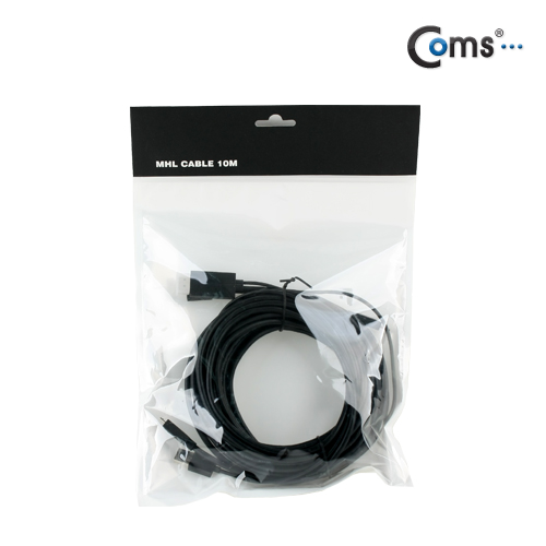 Coms 스마트폰 MHL 케이블, 갤3/4용/10m/Black (통합용)