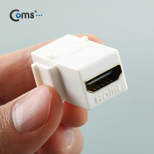 Coms HDMI 젠더 (연결 F/F, 일체형/키스톤잭) ★모양주의