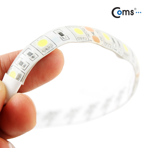 Coms LED 슬림형(줄/띠형), DC 전원, 슬림LED,5M (LED-White)