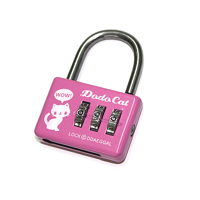 Coms 도난방지 자물쇠(LGH-10)/미니형/ 와이어포함