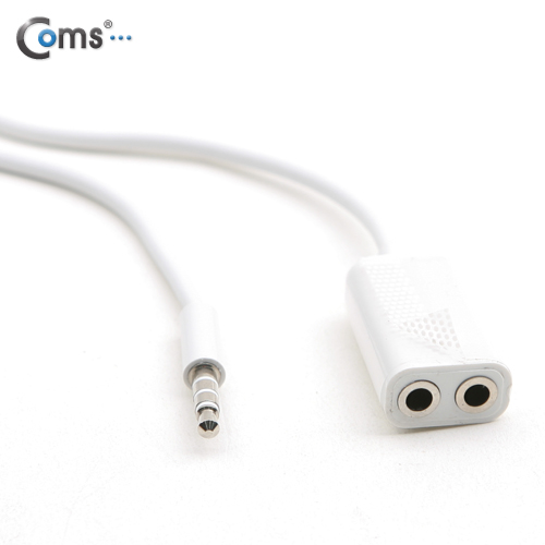 Coms 스마트폰 스테레오 케이블(Y형), 4극 2분배 / iOS 스마트폰 / 안드로이드/ST/Stereo