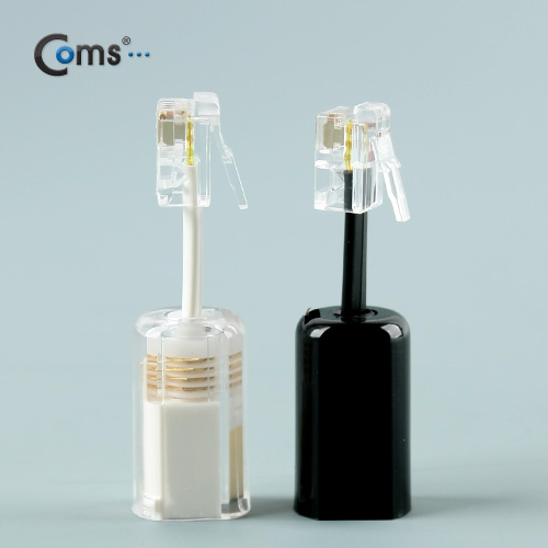 Coms 전화선 꼬임방지 투명색