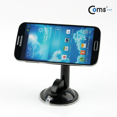 Coms 차량용 거치대, 흡착 빨판형/흡착레버(360도 회전)