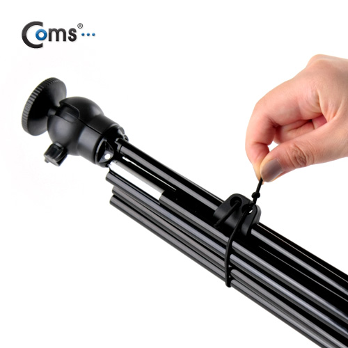 Coms 삼각대(폴더접이식),길이 40~150cm,2Kg 하중/카메라거치