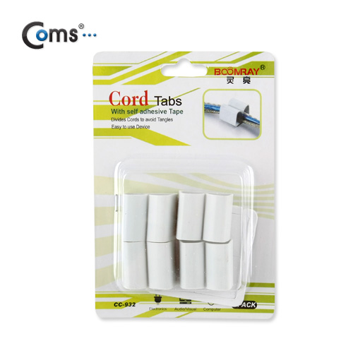 Coms 케이블 오거나이저(코드 탭) 4ea