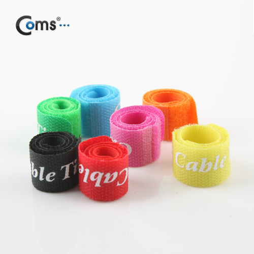 Coms 케이블 타이(벨크로/7pcs), 7컬러, CT-01