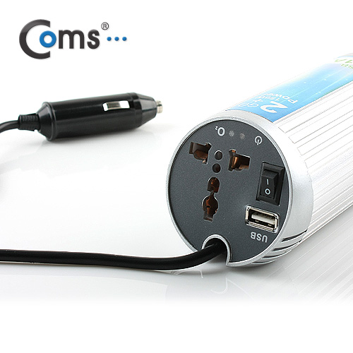 Coms 인버터 150W, USB 지원(2.1A), O2 기능