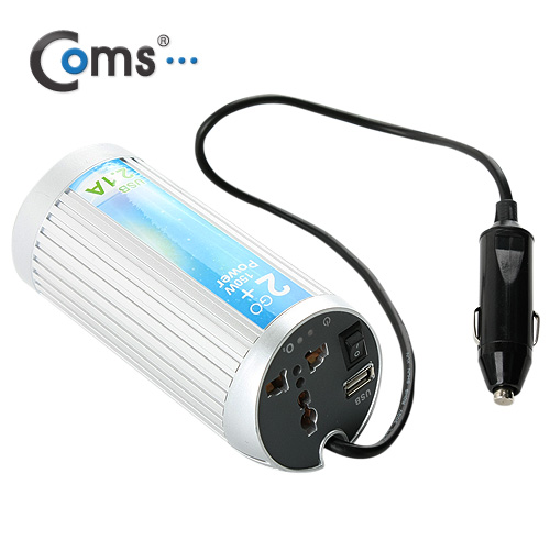 Coms 인버터 150W, USB 지원(2.1A), O2 기능