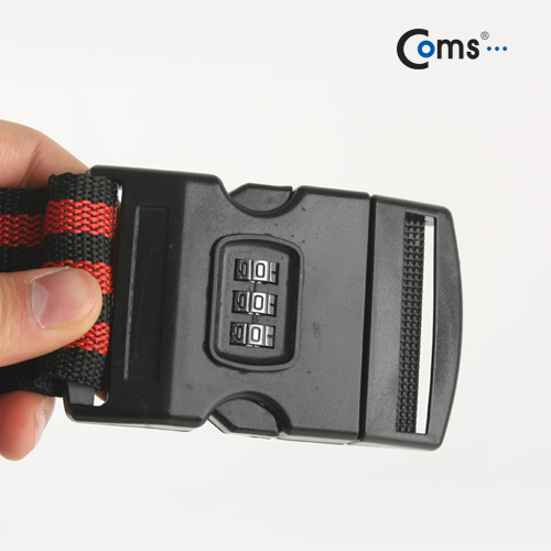 Coms 도난방지 벨트(여행용가방) +자형, 번호키